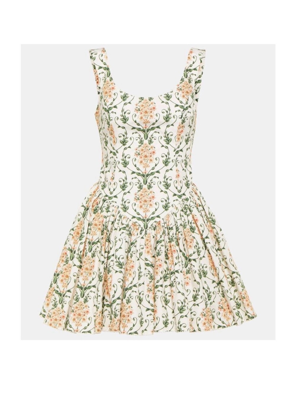 Agua by Agua Bendita Pluma Floral Corset Mini Dress